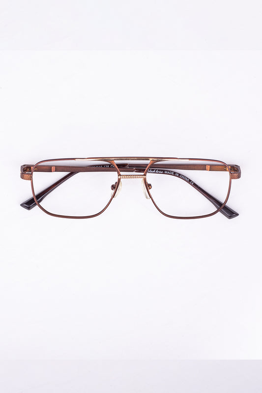 Medical glasses with a metal frame without cushions_60