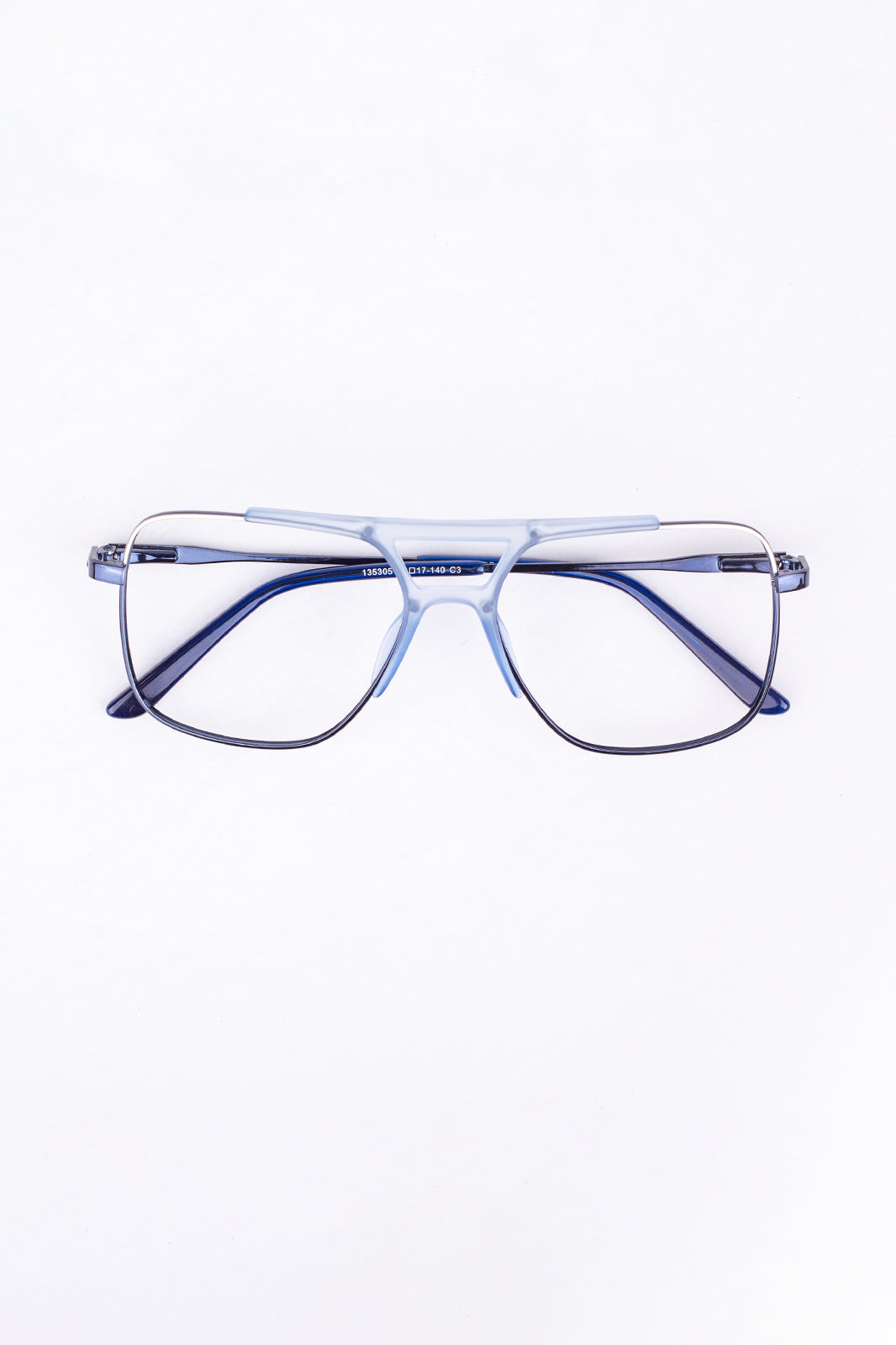 Medical glasses with a metal frame without cushions_59