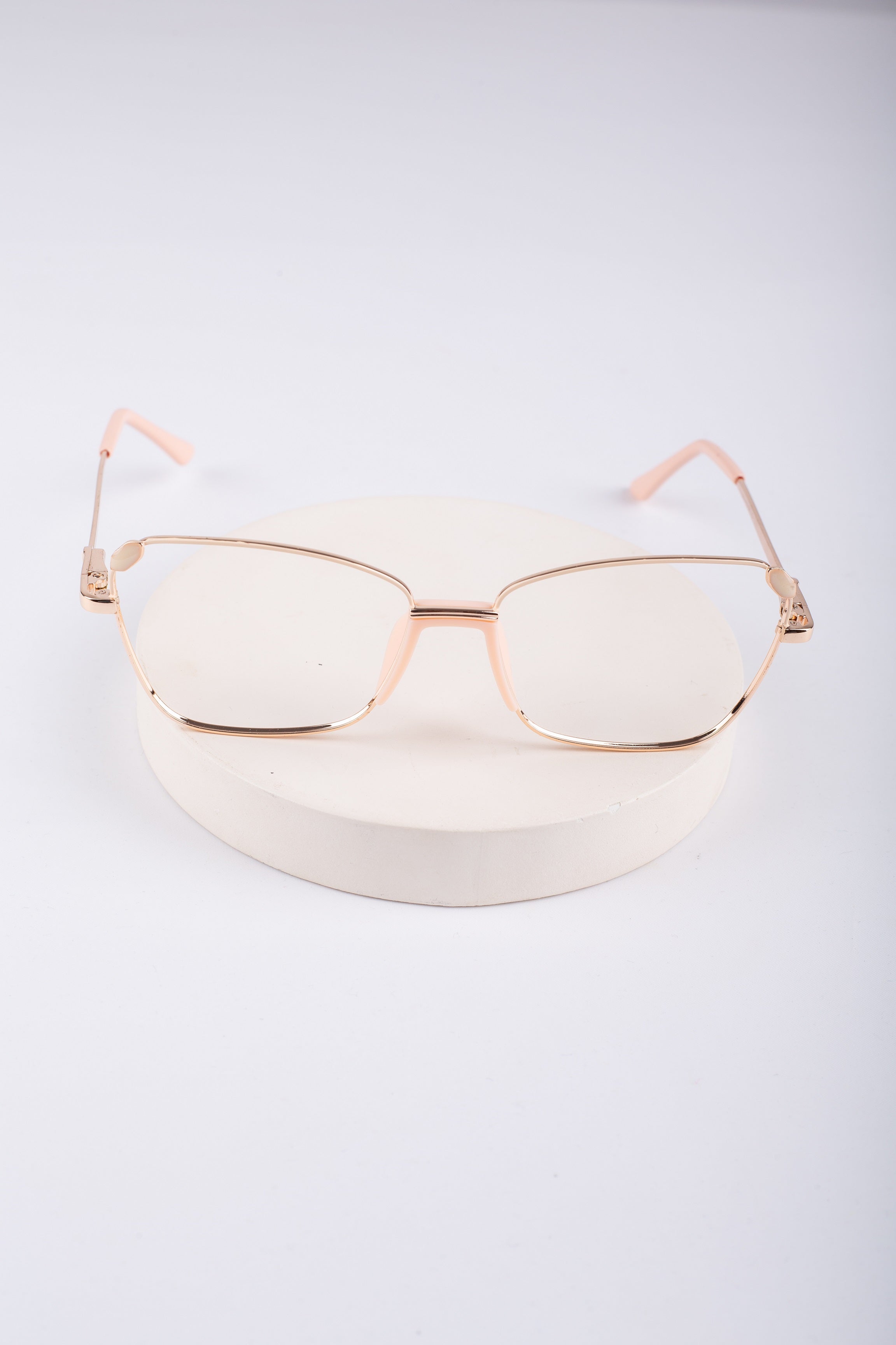 Women’s Metal Frame Glasses – No Nose Pads_7