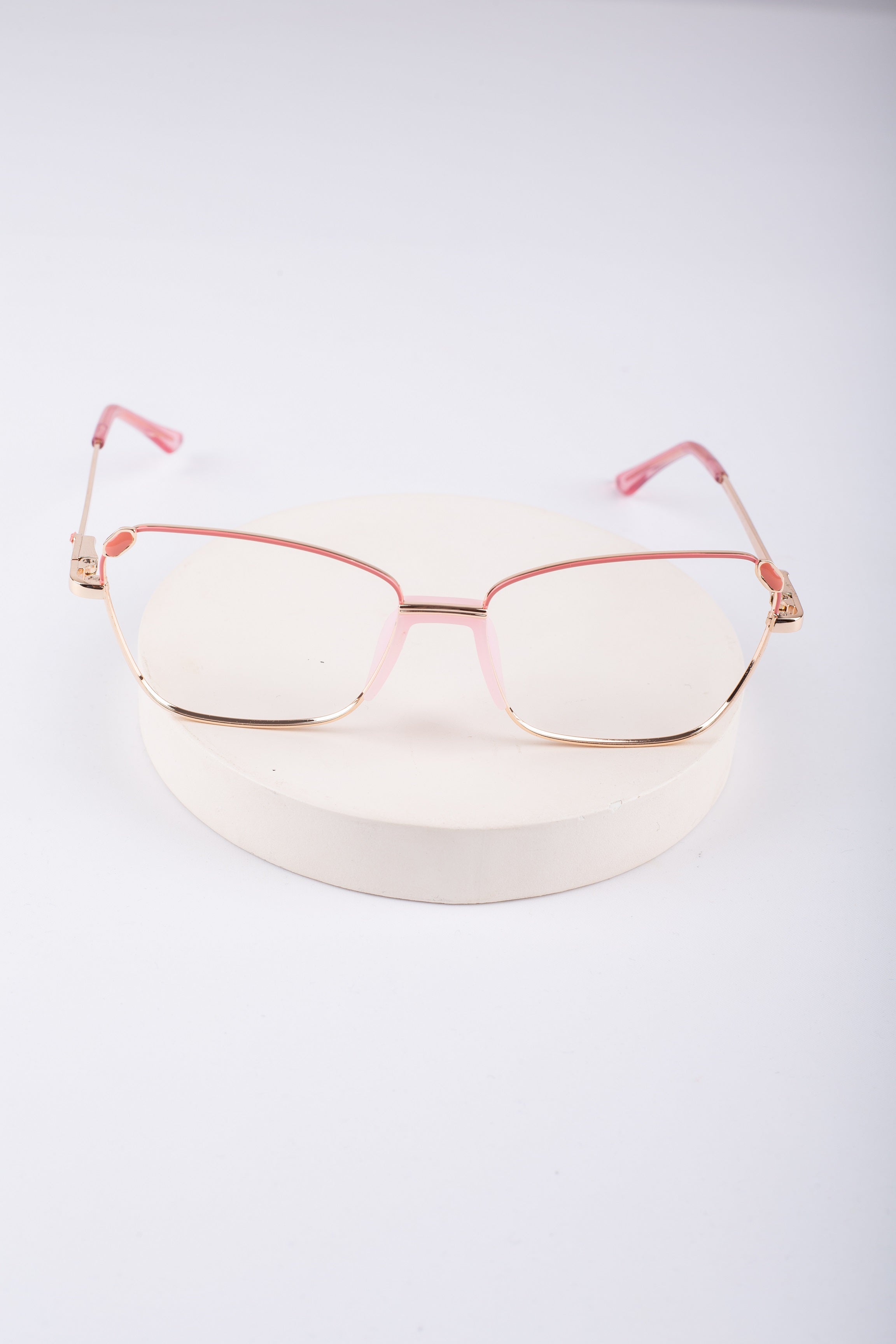 Women’s Metal Frame Glasses – No Nose Pads_7