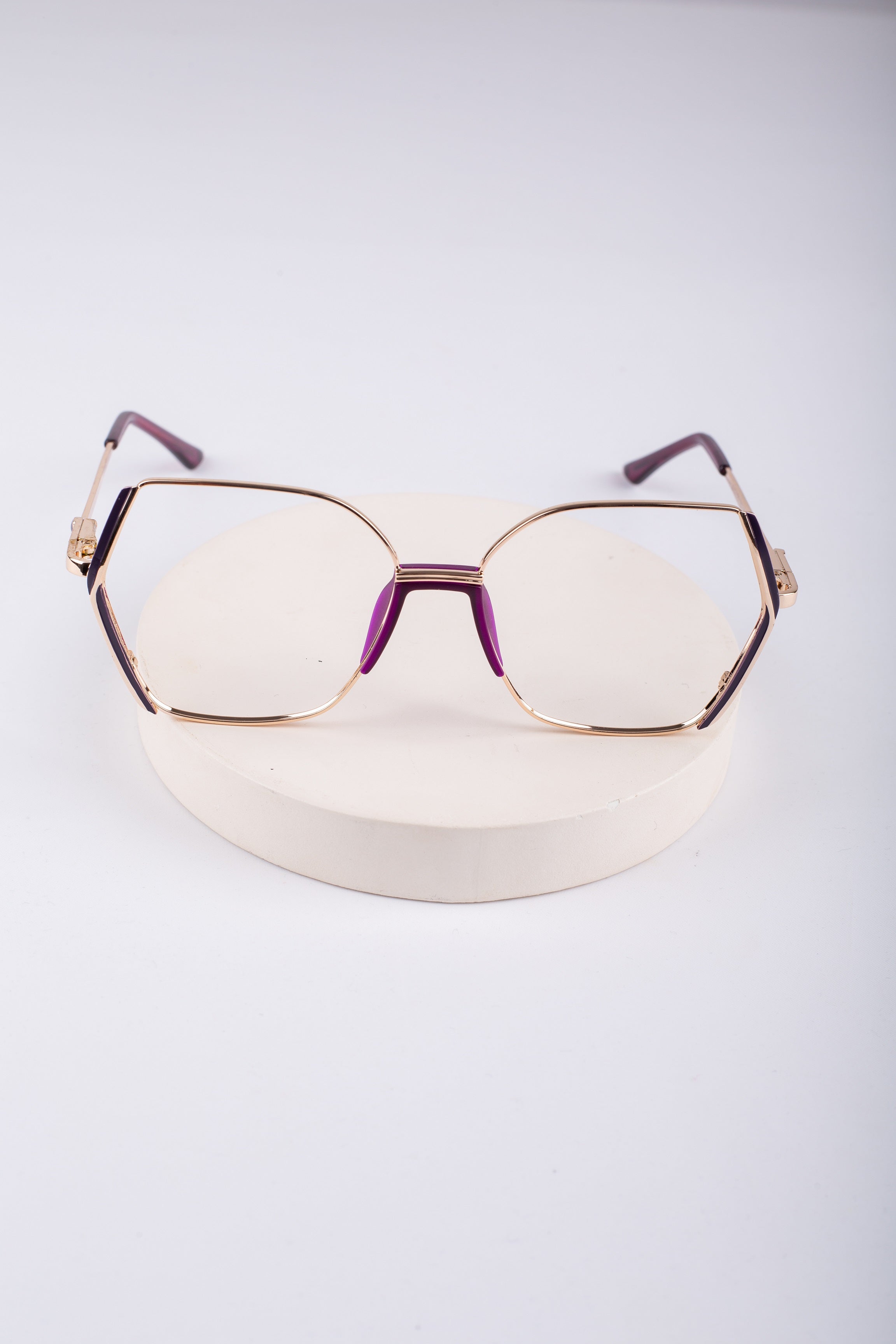 Women’s Metal Frame Glasses – No Nose Pads_6