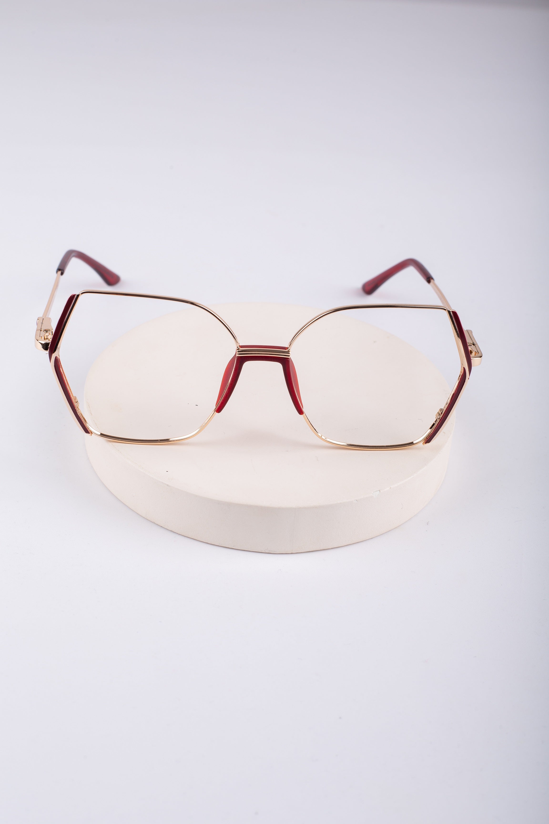 Women’s Metal Frame Glasses – No Nose Pads_6