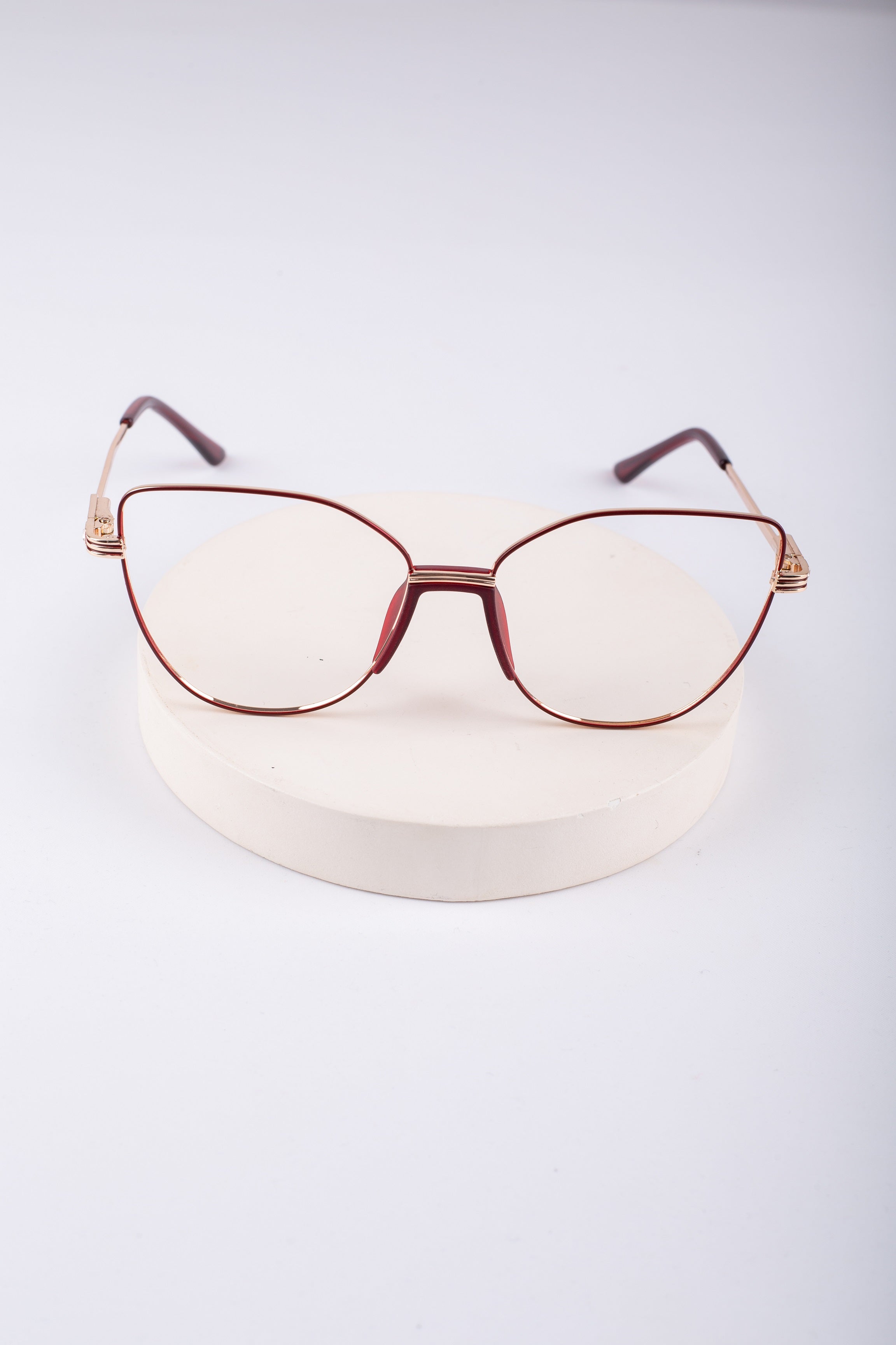 Women’s Metal Frame Glasses – No Nose Pads_8