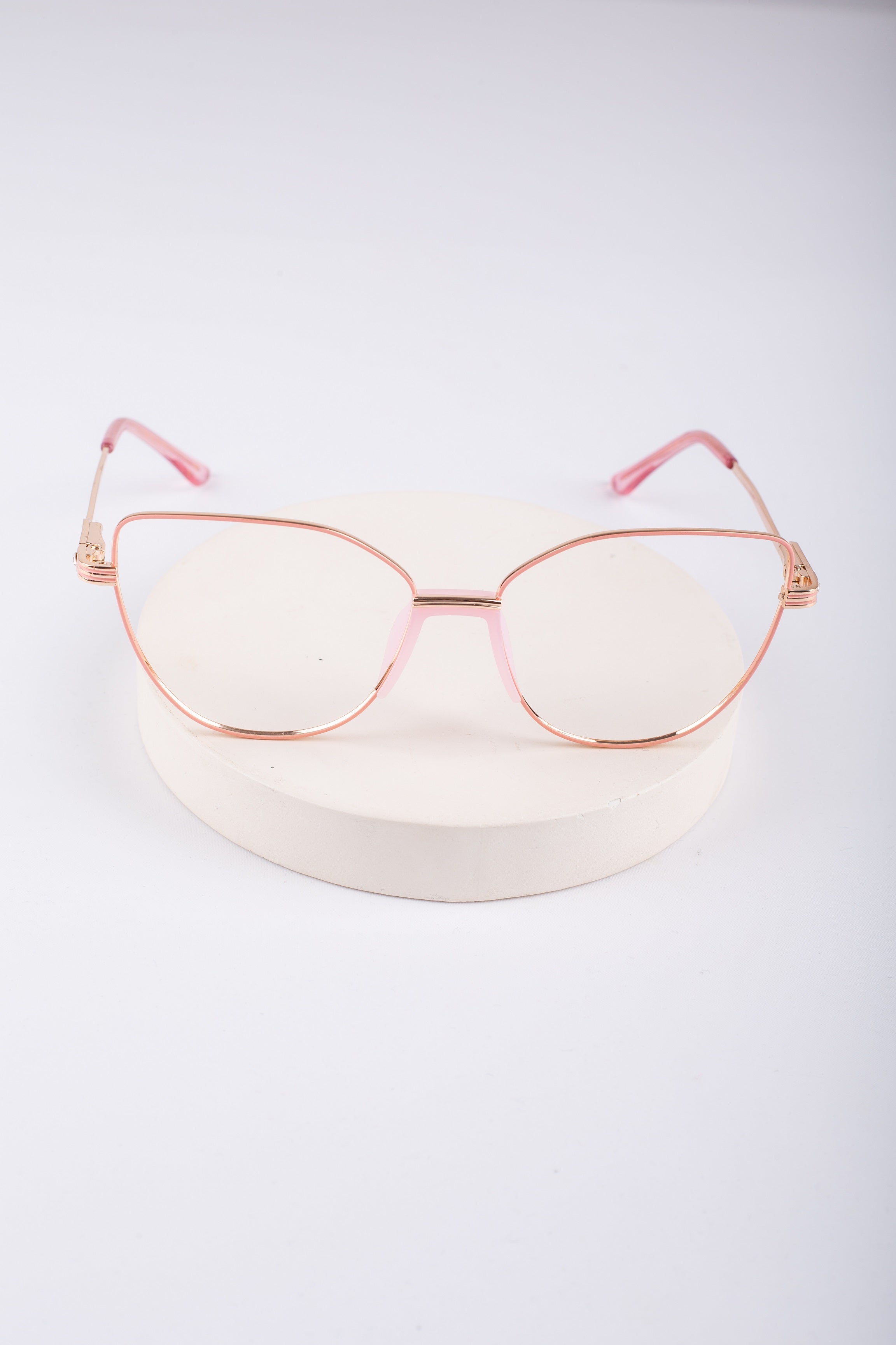 Women’s Metal Frame Glasses – No Nose Pads_8