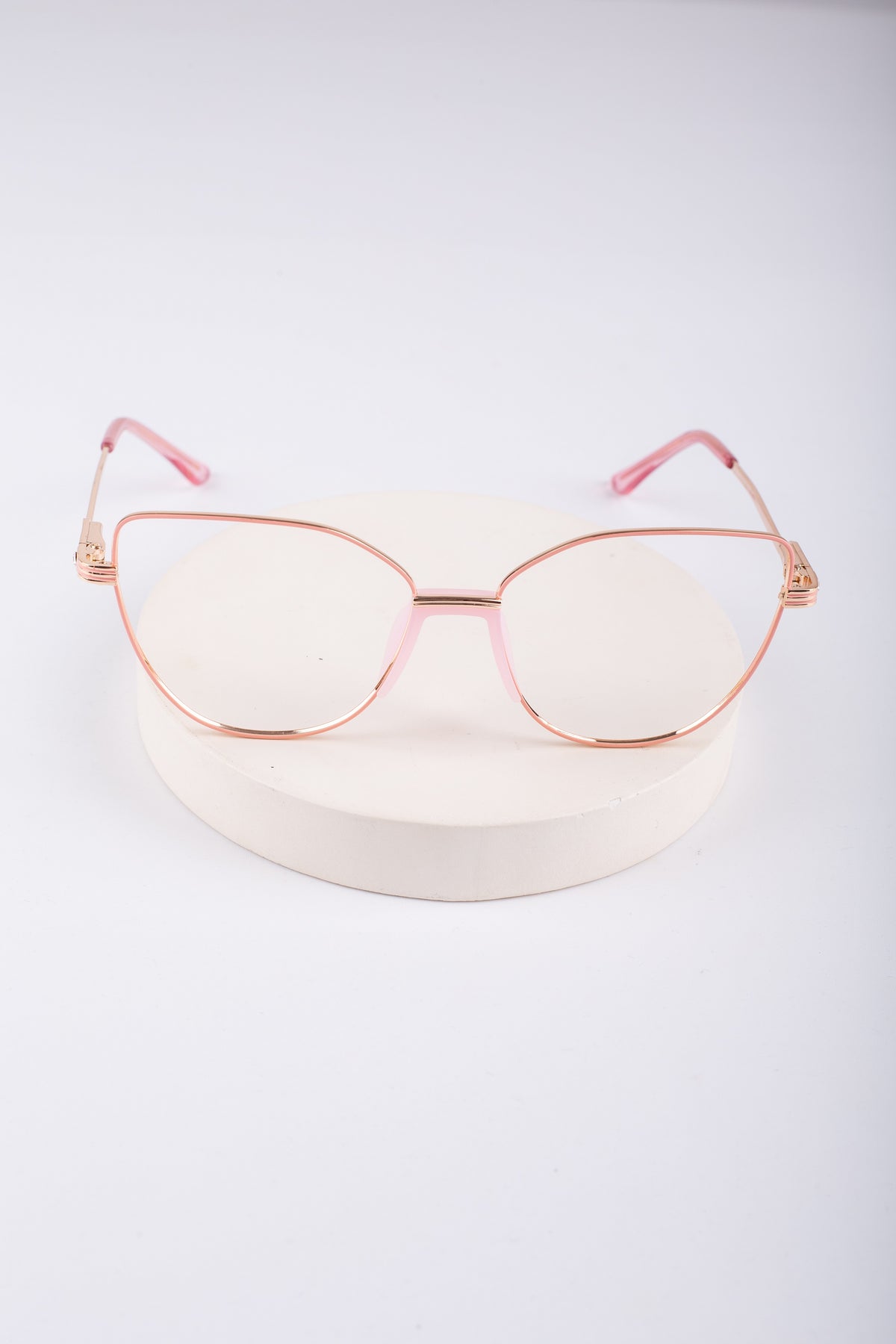 Women’s Metal Frame Glasses – No Nose Pads_8